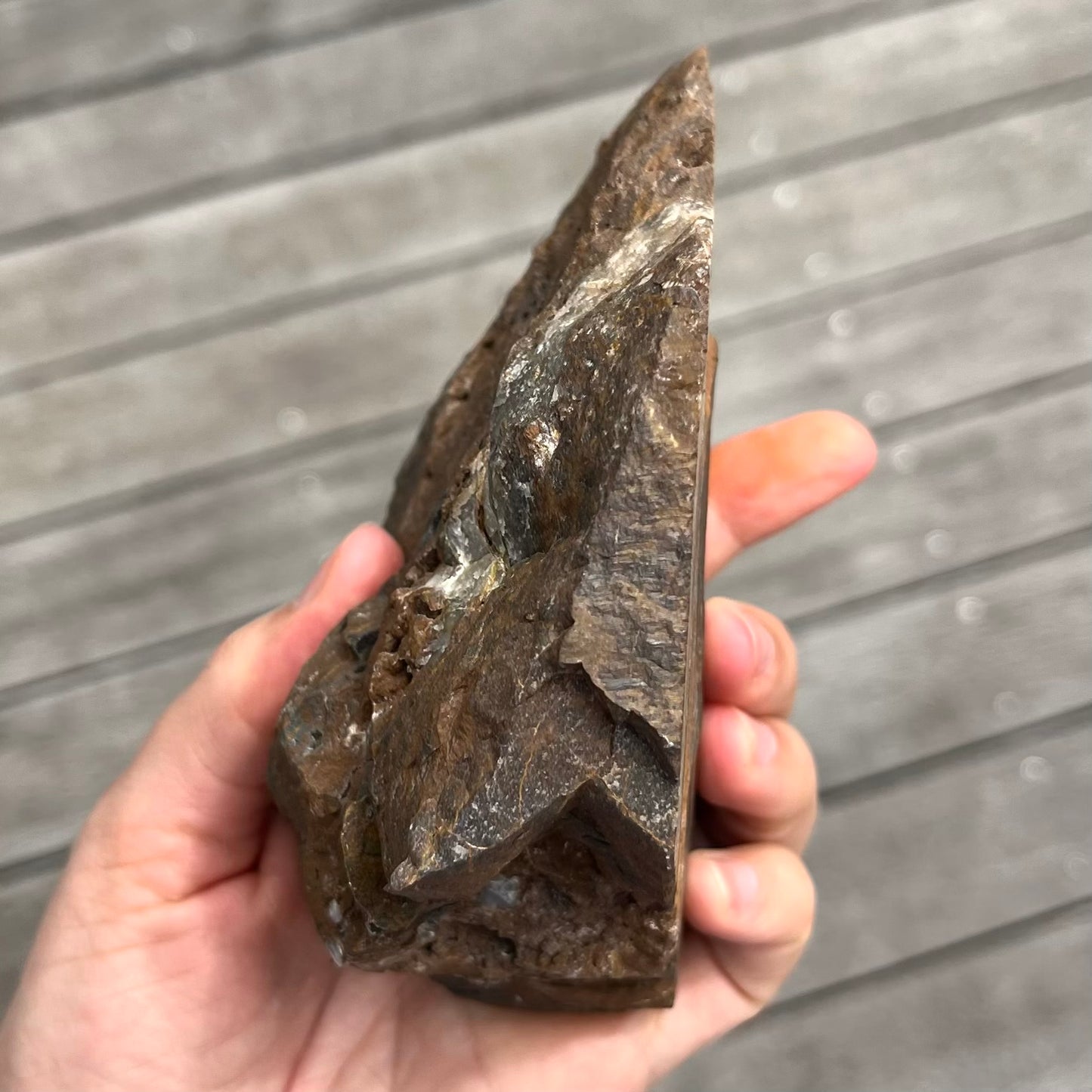 Tiger Eye Large Raw Crystal - Courage, Focus, Protection