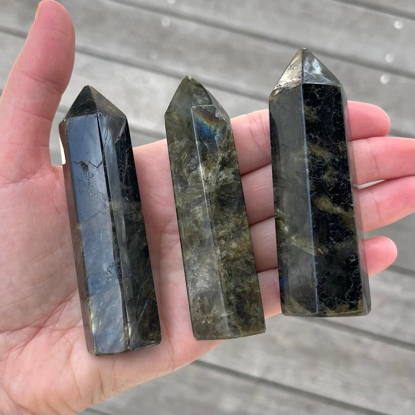 Labradorite Small Tower Crystal - Protective, Mystical, Transformative