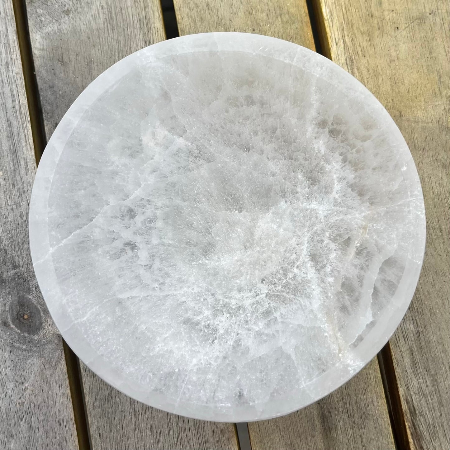 Selenite Medium Cleansing Bowl - High Vibe, Protection, Spiritual Connection