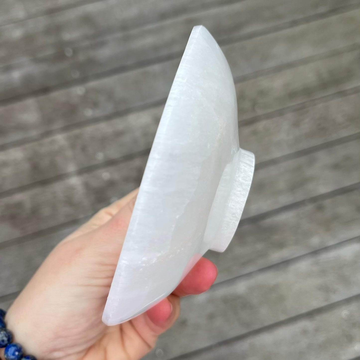 Selenite Medium Cleansing Bowl - High Vibe, Protection, Spiritual Connection