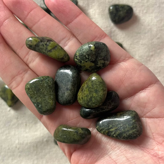 Nephrite Jade Tumble Stone - Abundance, Protection, Nurture