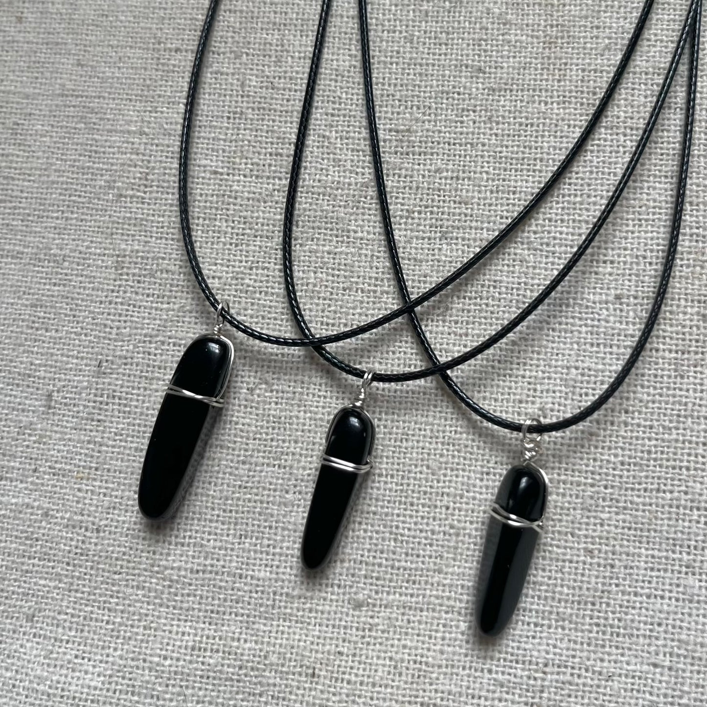 Oracle Pendant - Obsidian