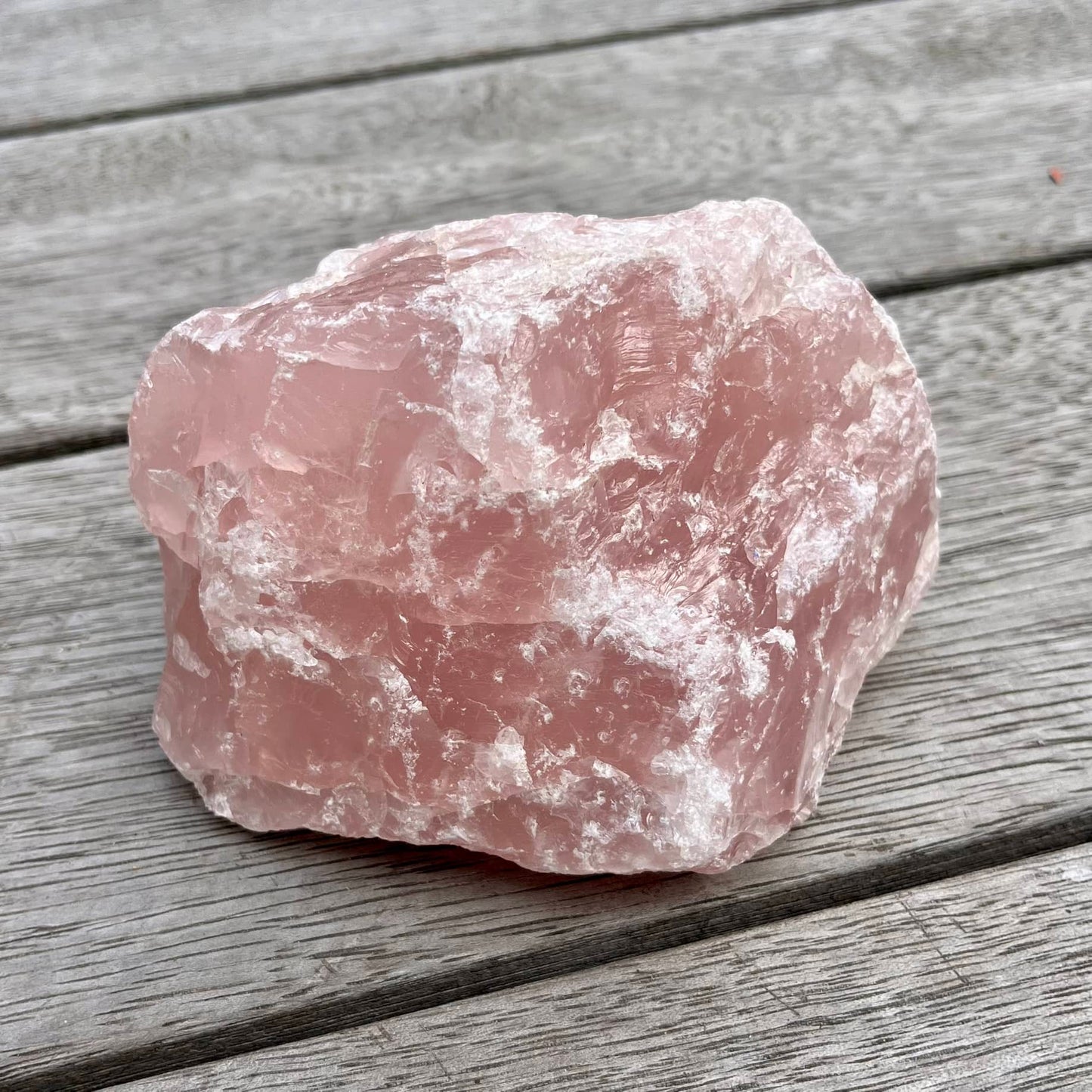 Rose Quartz Raw Crystal - Large