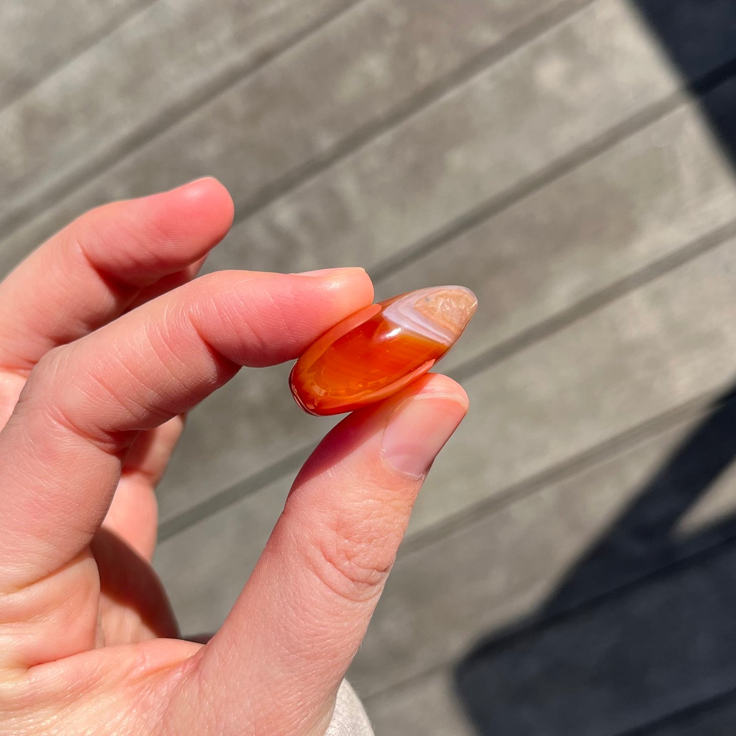 Carnelian Heart Small Crystal - Passion, Vitality, Confidence