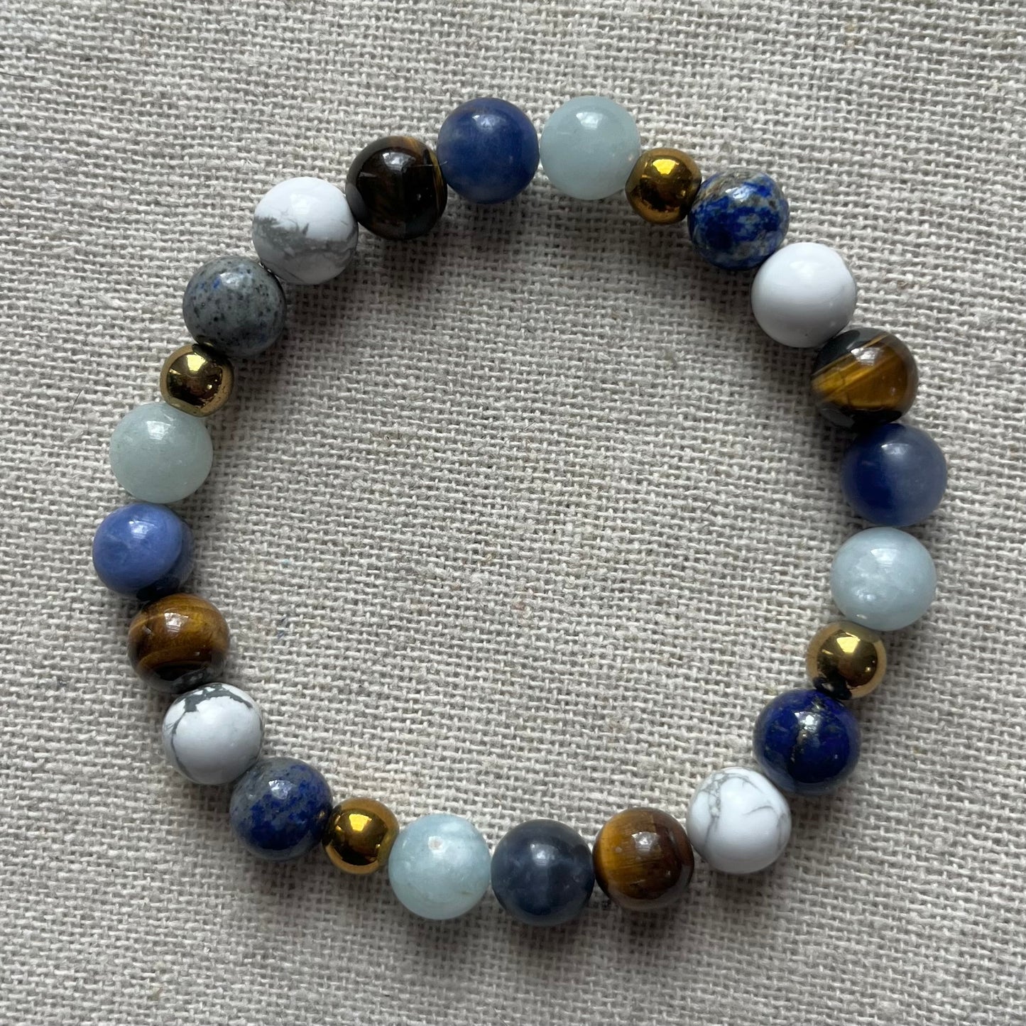 Inner Harmony Bracelet - Aquamarine, Sodalite & Howlite
