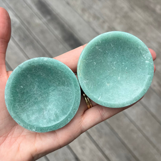 Green Aventurine Mini Dish - Lucky, Positivity