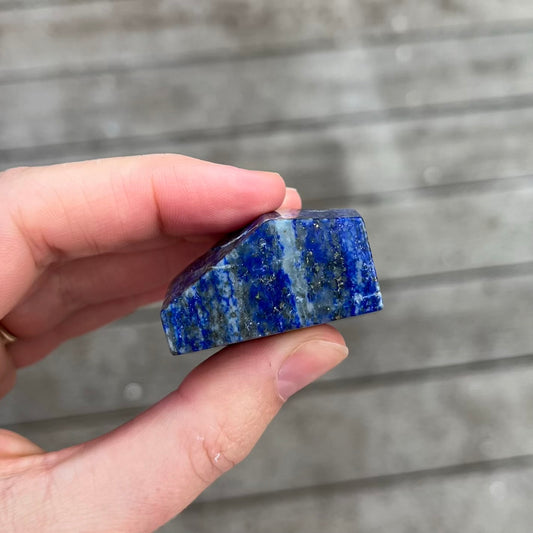 Lapis Lazuli Free Form Small Crystal - Wise, Empowering, Insight