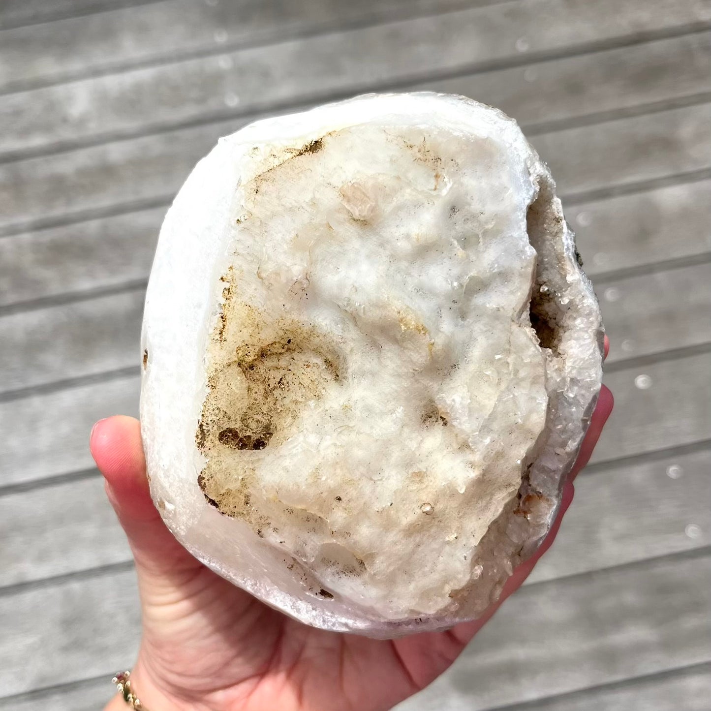 Amethyst Large Geode Crystal - Calming, Protective, Balancing