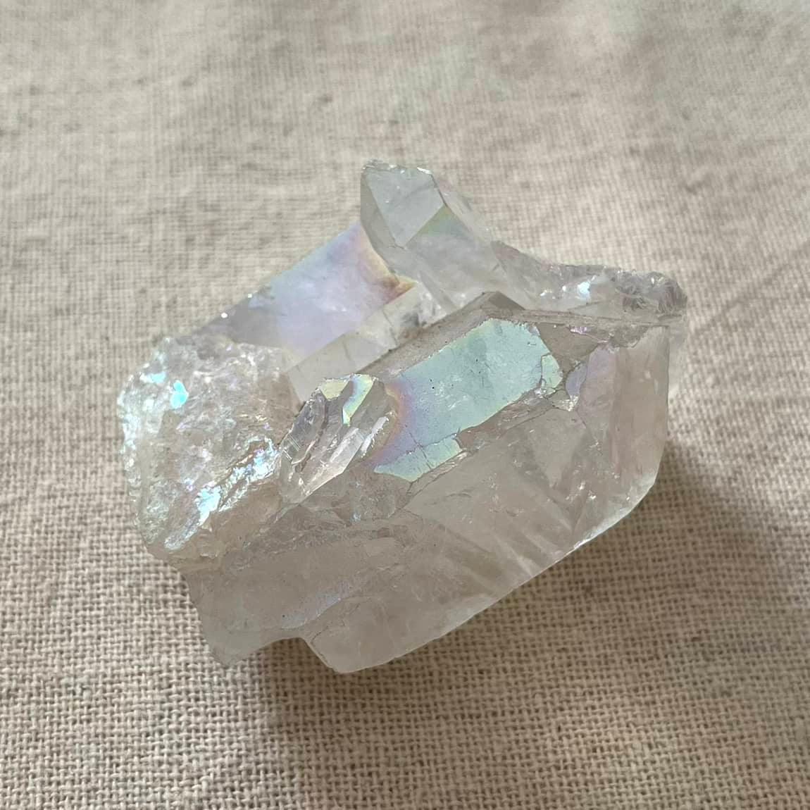 Angel Aura Quartz Crystal - Medium