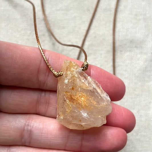 Manifestation Pendant - Citrine