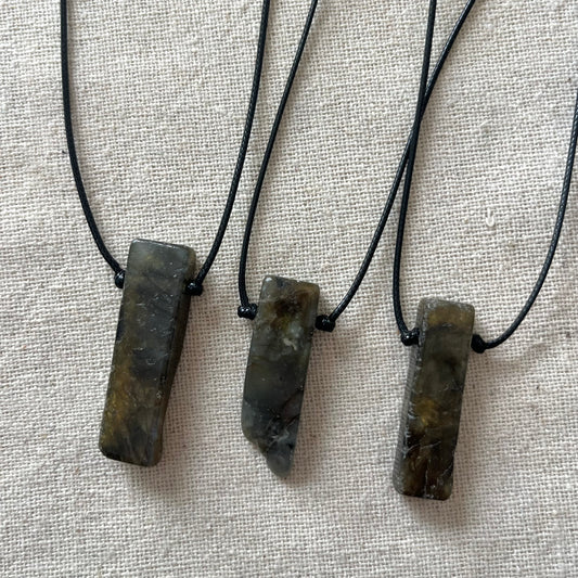 Rock Pendant - Labradorite