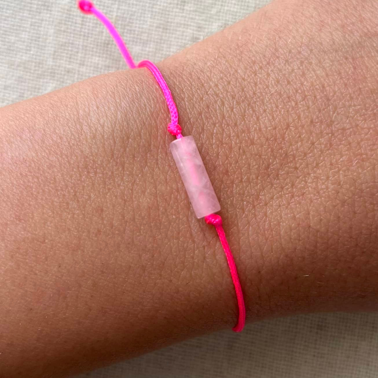 Sacred Cord Bracelet - Rose Quartz