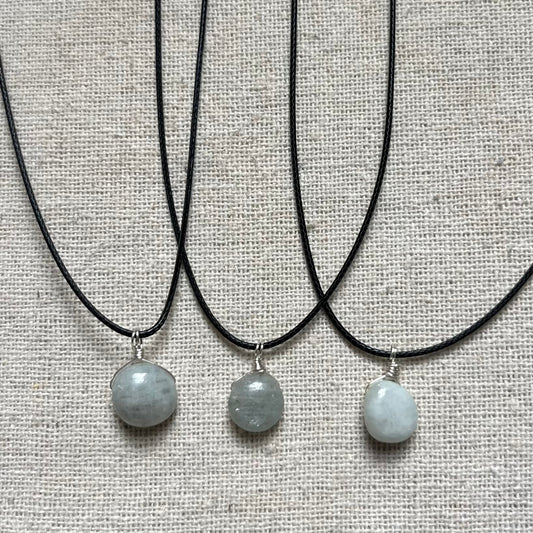 Mini Gem Pendant - Aquamarine