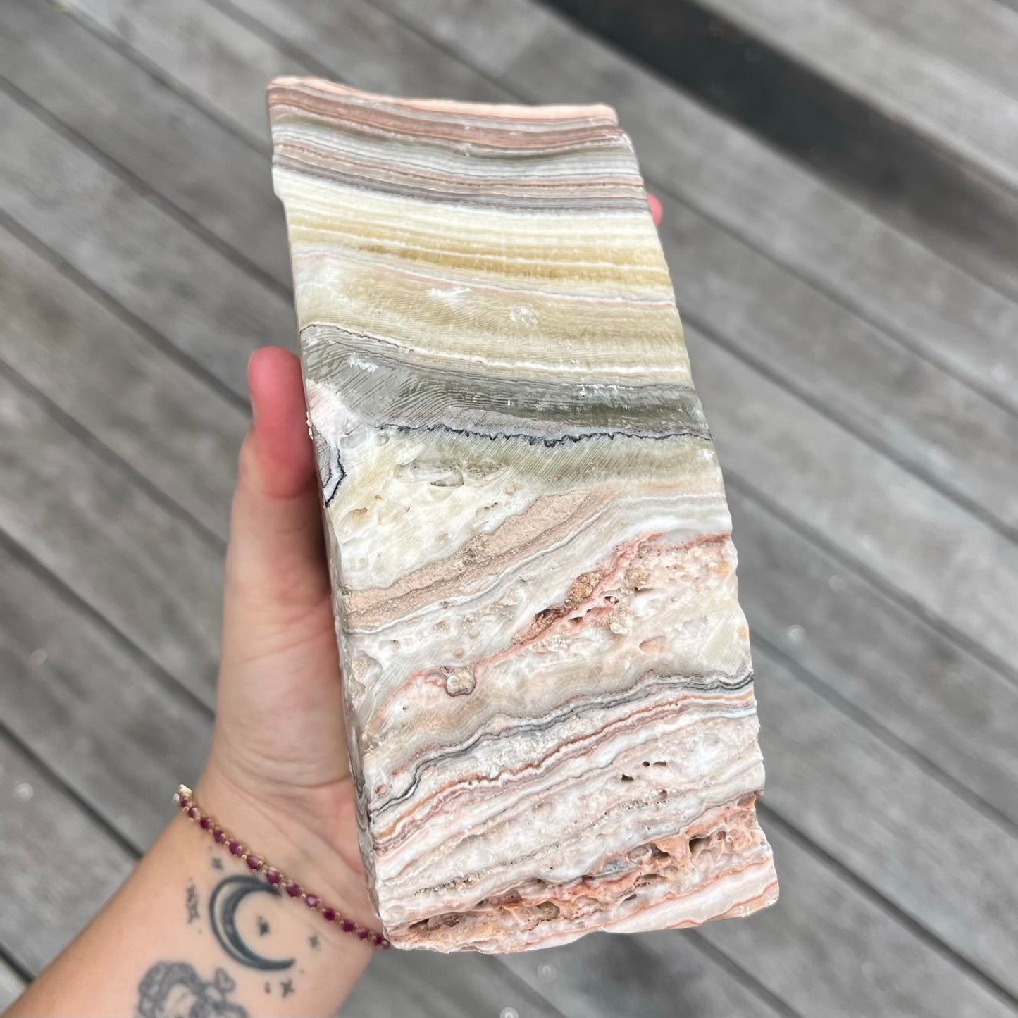 Aragonite XL Raw Freeform Crystal - Restorative, Harmonising