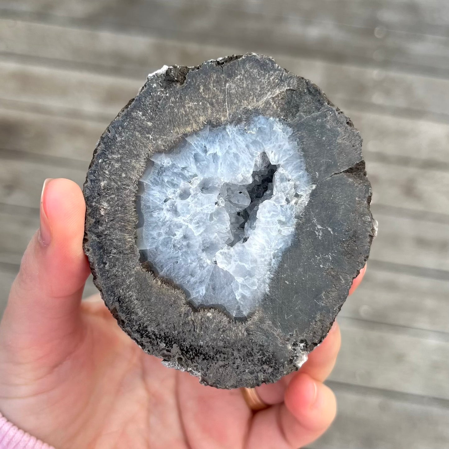 Las Choyas Geode Small Crystal - Spiritual Connection, Meditation, Manifestation