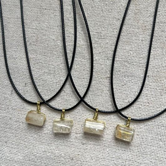 Abundance Pendant - Citrine