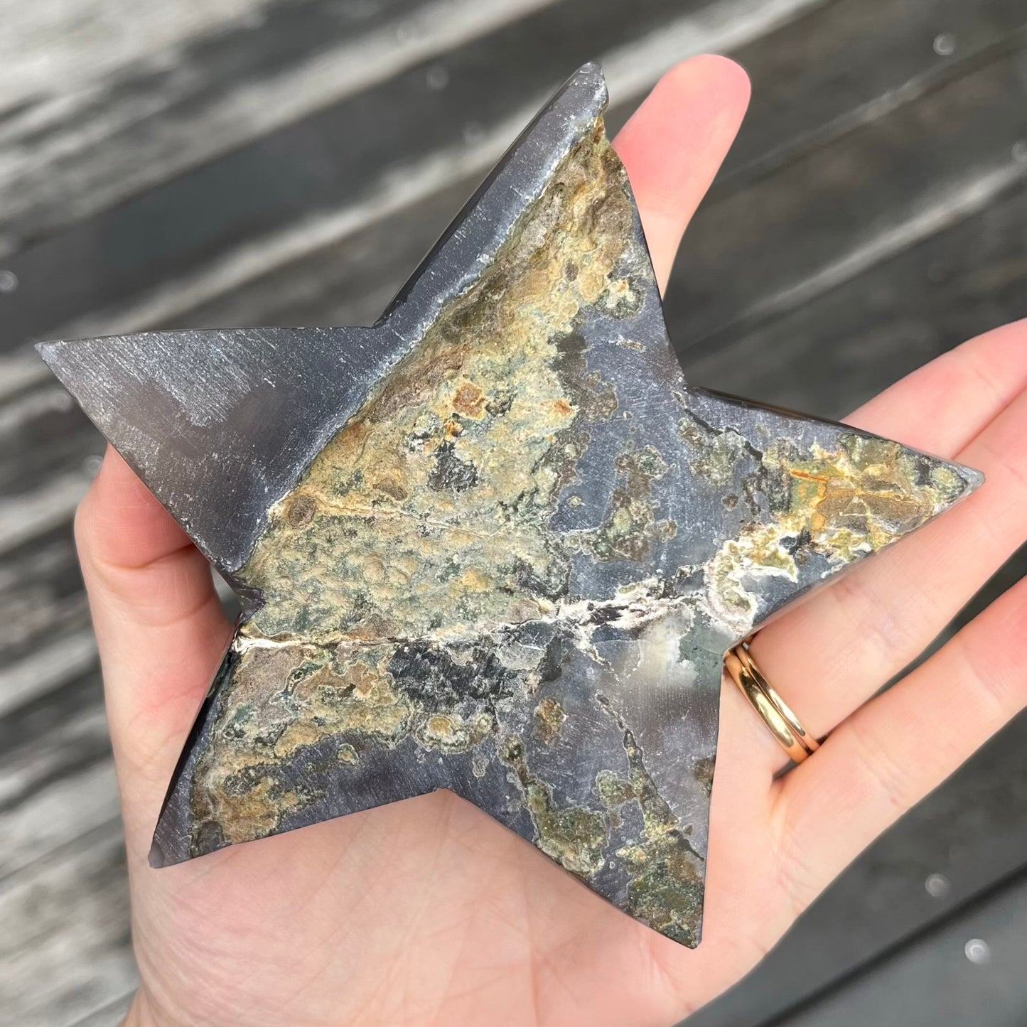 Amethyst Large Star Crystal - Calming, Protective, Balancing