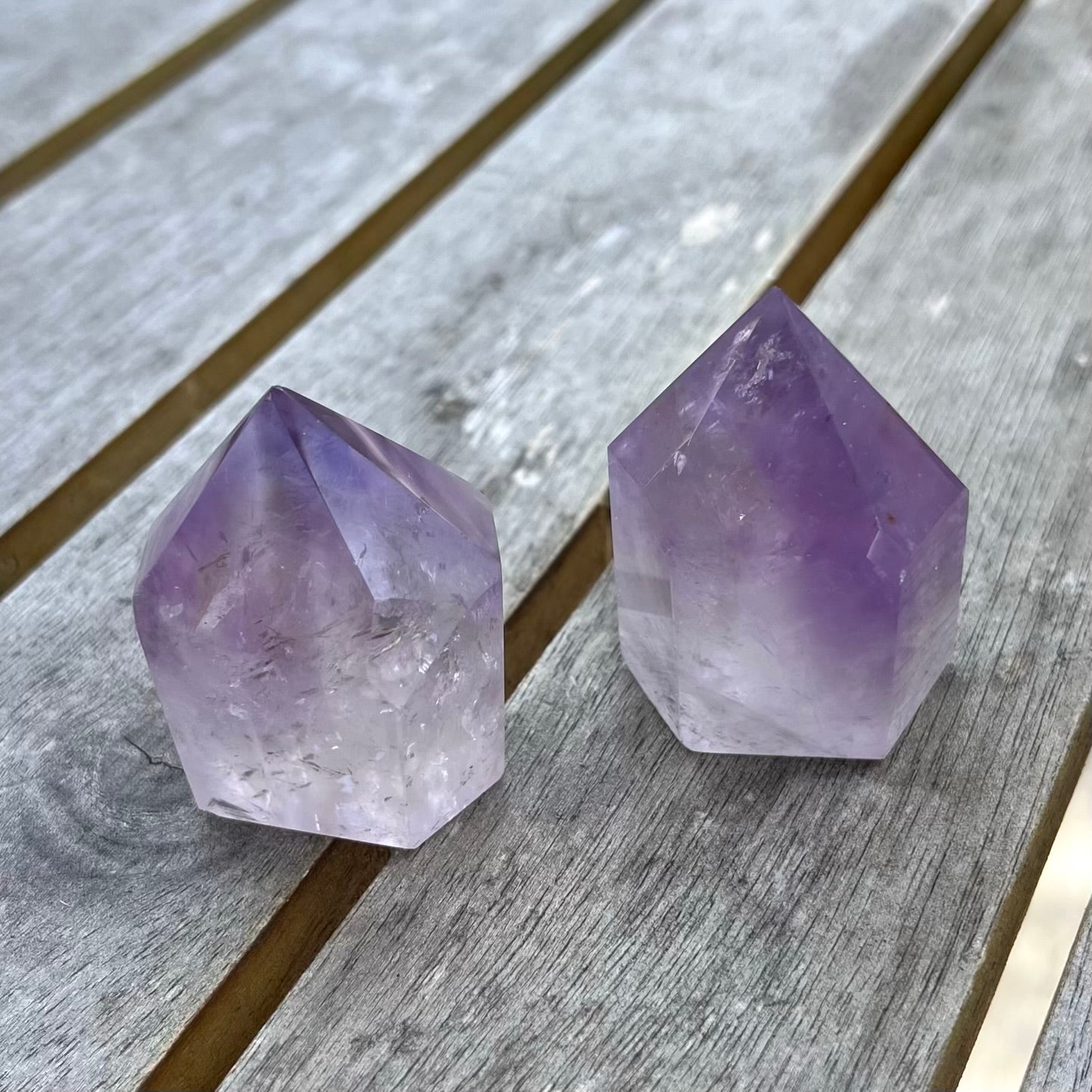 Amethyst Small Generator Crystal - Calming, Protective, Balancing