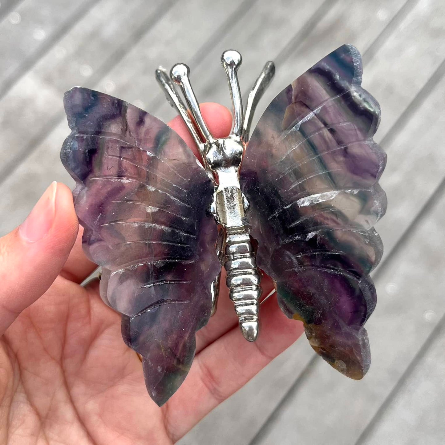 Fluorite Butterfly Crystal