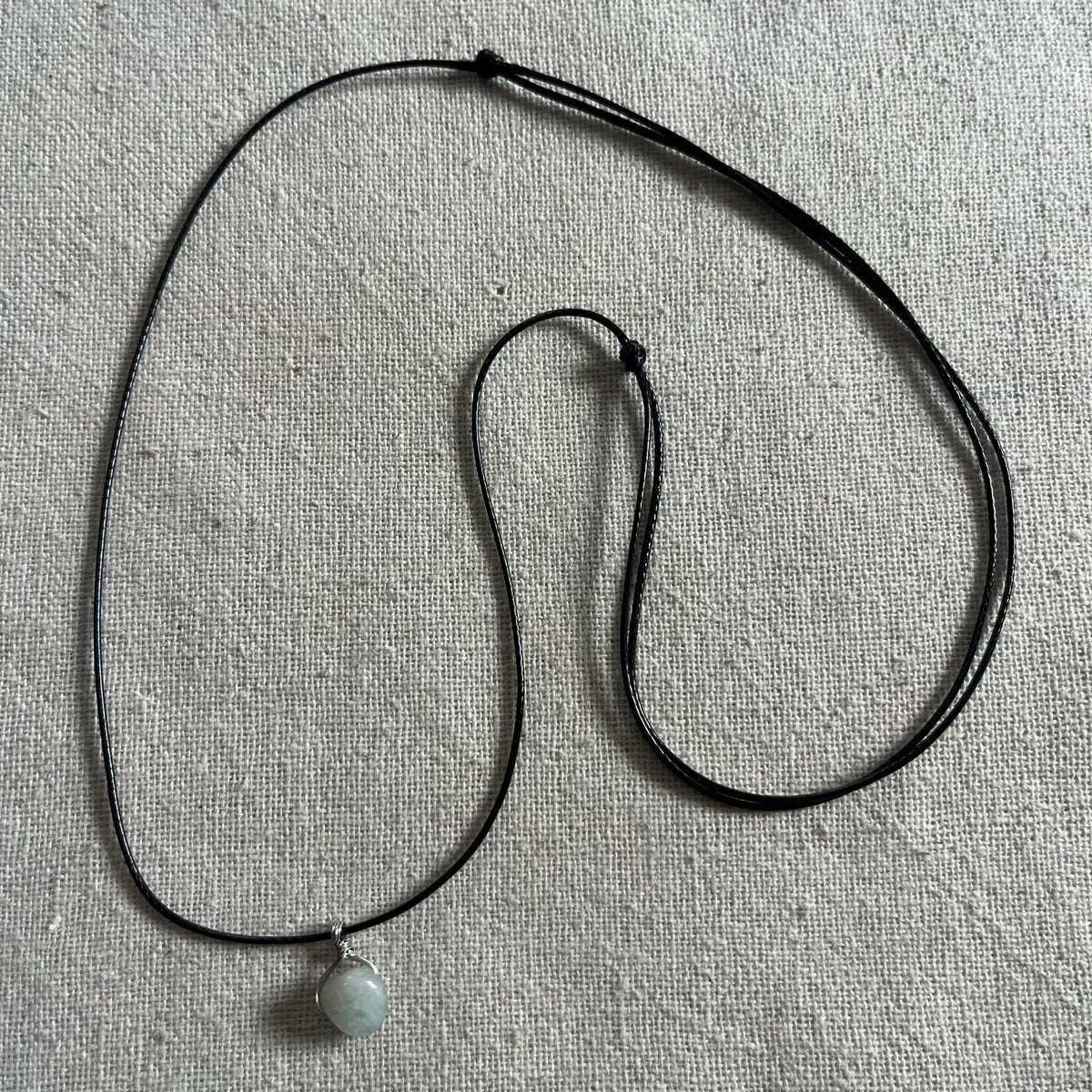 Aquamarine Mini Gem Pendant - Serenity