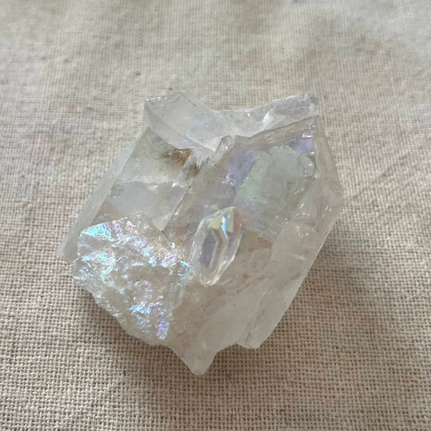 Angel Aura Quartz Crystal - Medium