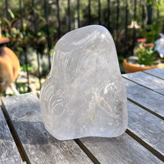 Clear Quartz Large Freeform Crystal - Clarity, Amplification, Healing