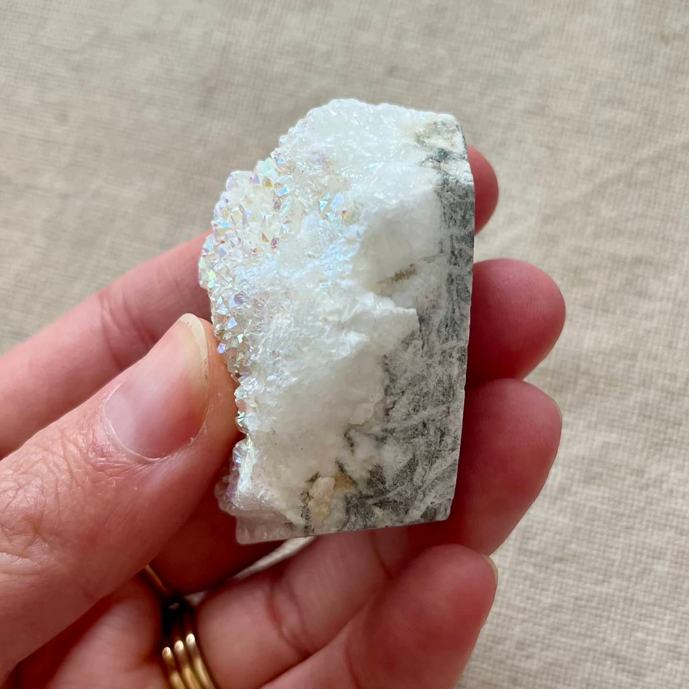 Angel Aura Quartz Crystal - Small