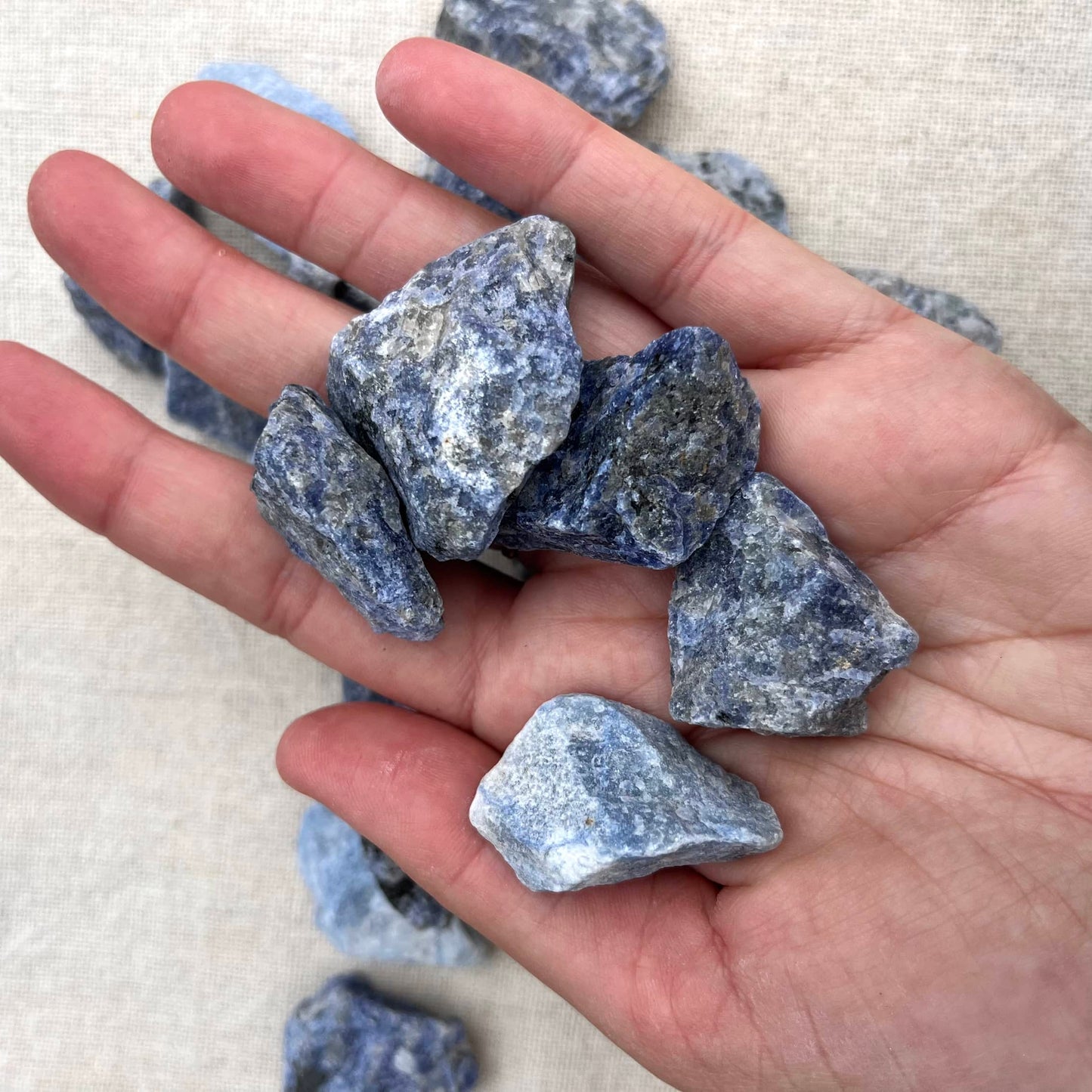 Sodalite Mini Raw Crystal - Balances Emotions, Intuition, Peace