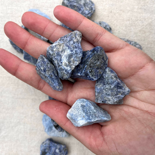 Sodalite Mini Raw Crystal - Balances Emotions, Intuition, Peace
