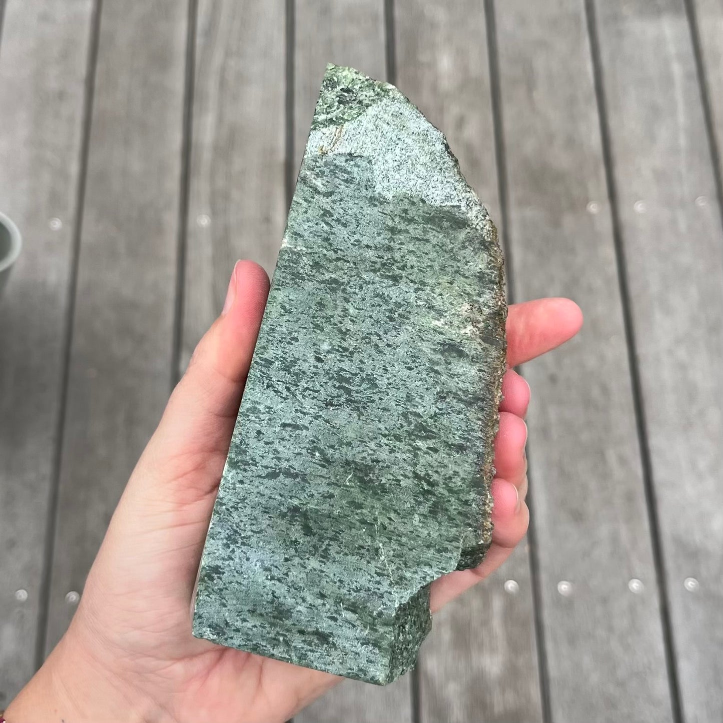 Jadeite Crystal Bookend Pair - Balance, Stability