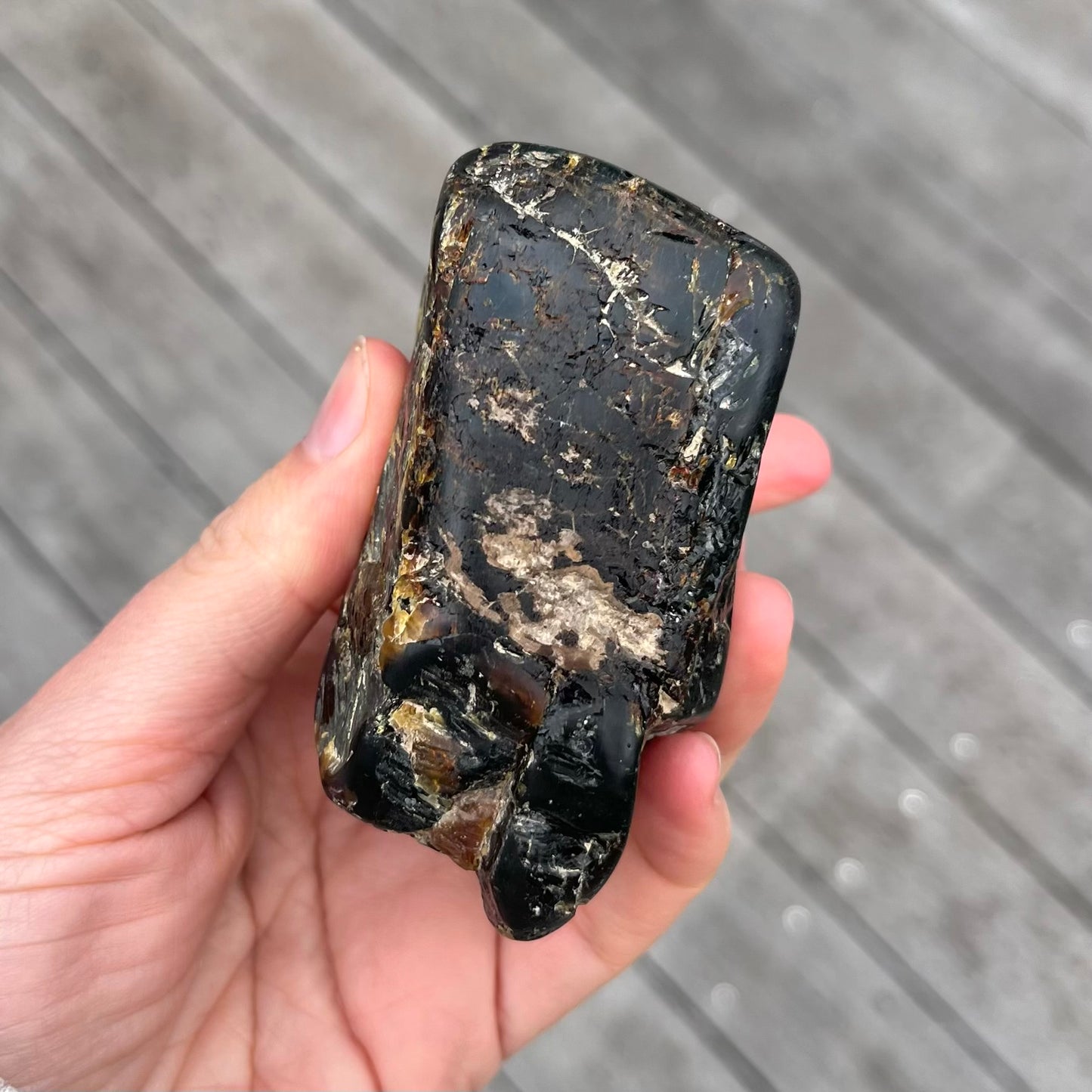 Amber Large Crystal - Cleansing, Protection, Vitality