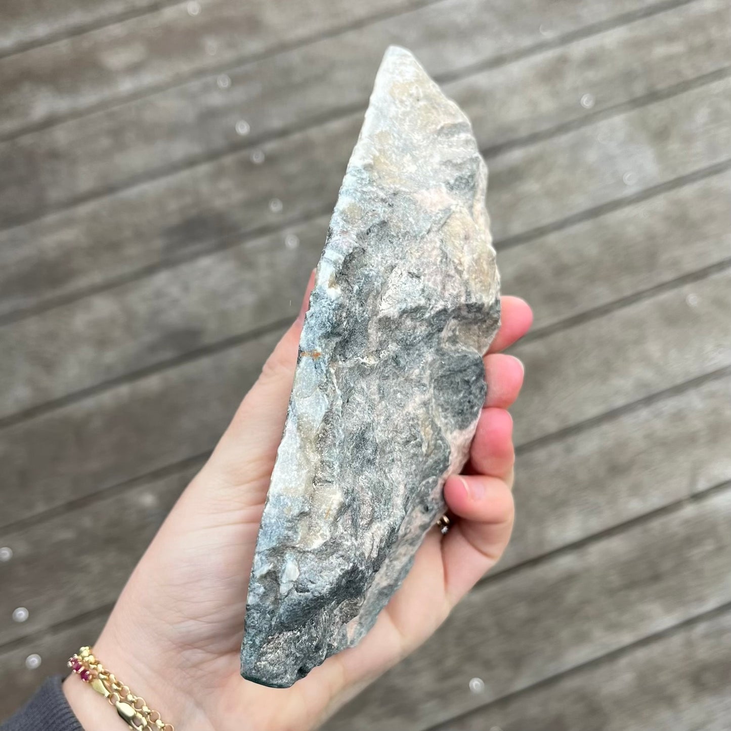 Pink Maligano Jasper Large Slab Crystal - Nurturing, Grounding