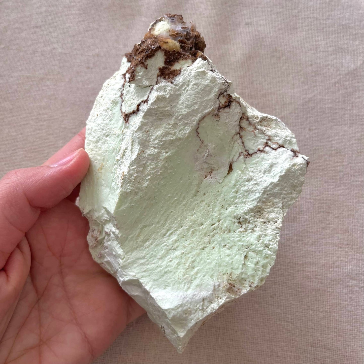 Lemon Chrysoprase Raw Crystal - Large