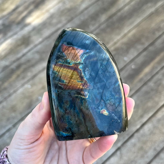 Labradorite Large Freeform Crystal - Intuition, Transformation