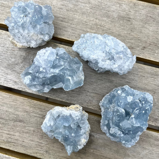 Celestite Small Raw Crystal - Peaceful, Uplifting, Spiritual