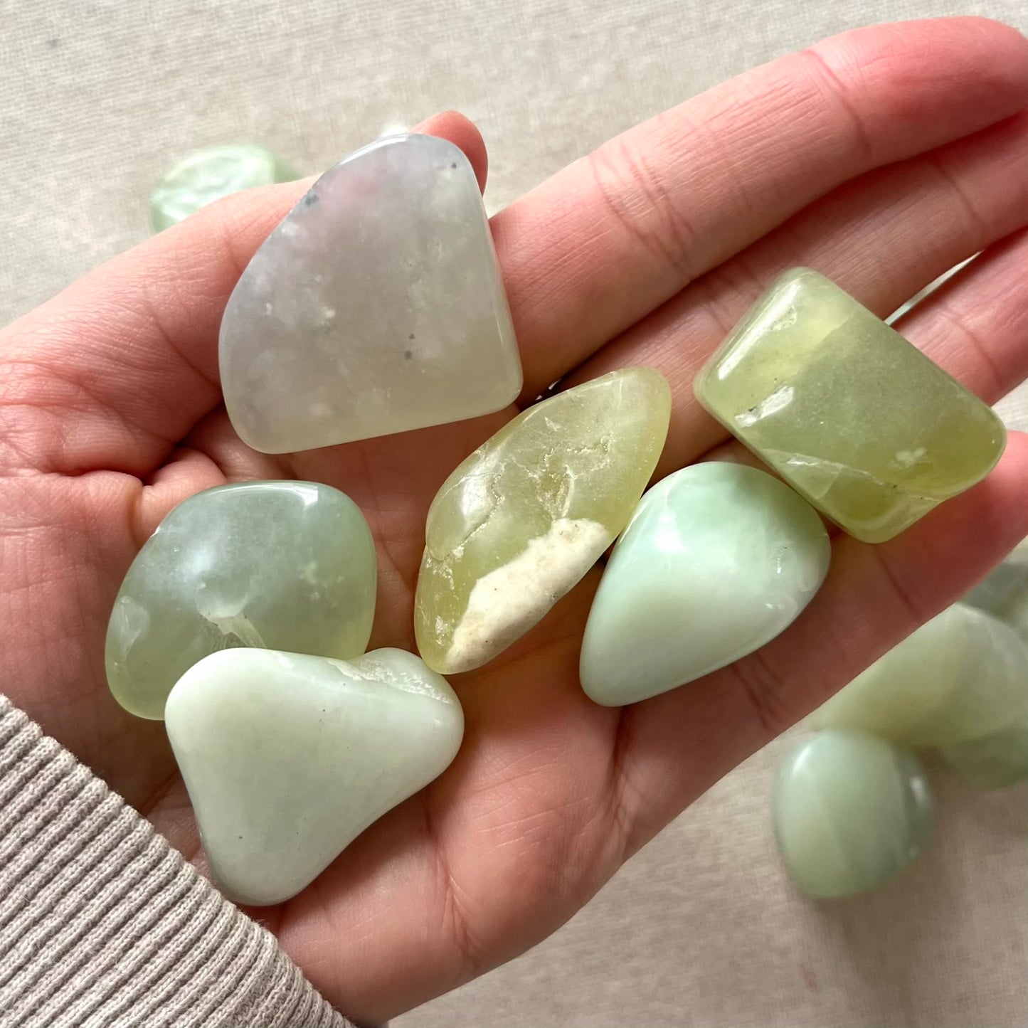 New Jade Tumble Stone - Healing, Renewal, Peace