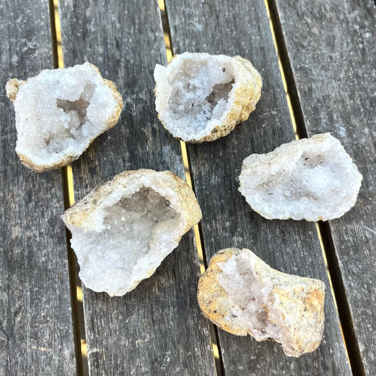 Quartz Geode Raw Crystal - High-Vibe, Amplification