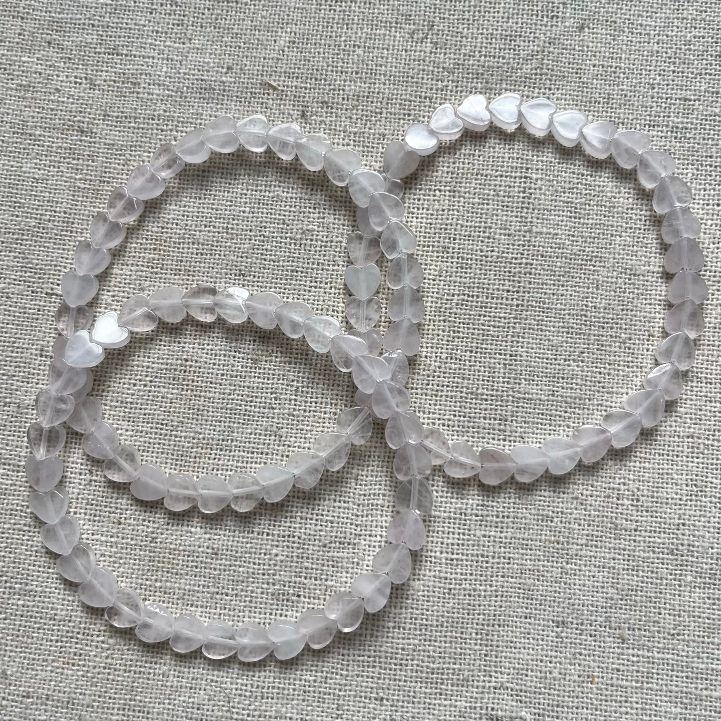 Quartz Heart Beaded Bracelet - Master Healer