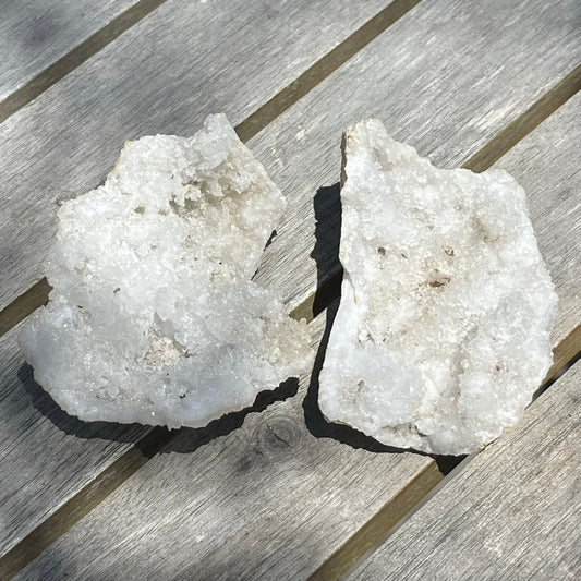 Quartz Geode Medium Crystal - Clarity, Amplification, Light