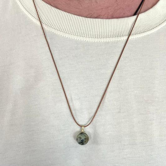 Sphere Pendant - African Turquoise