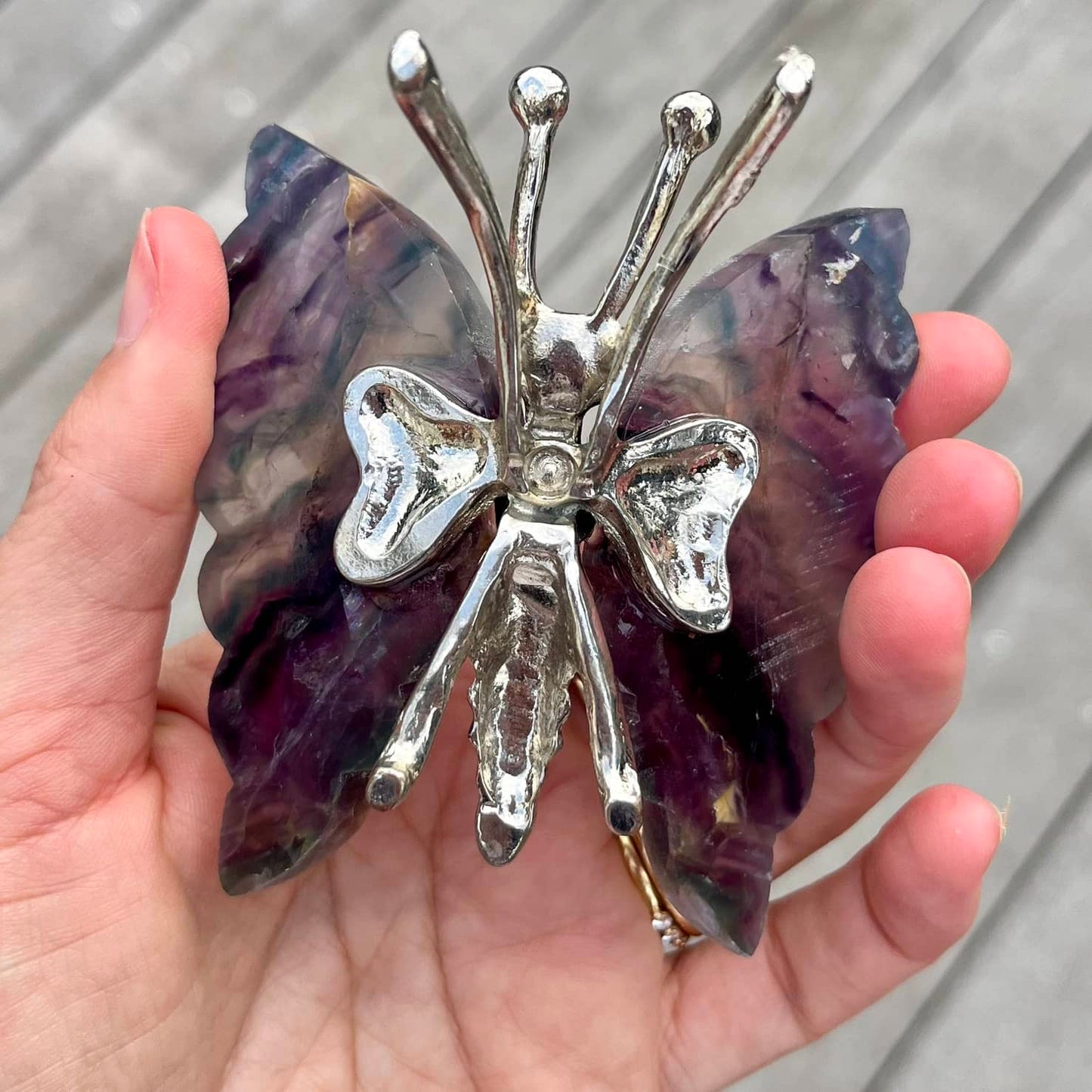 Fluorite Butterfly Crystal