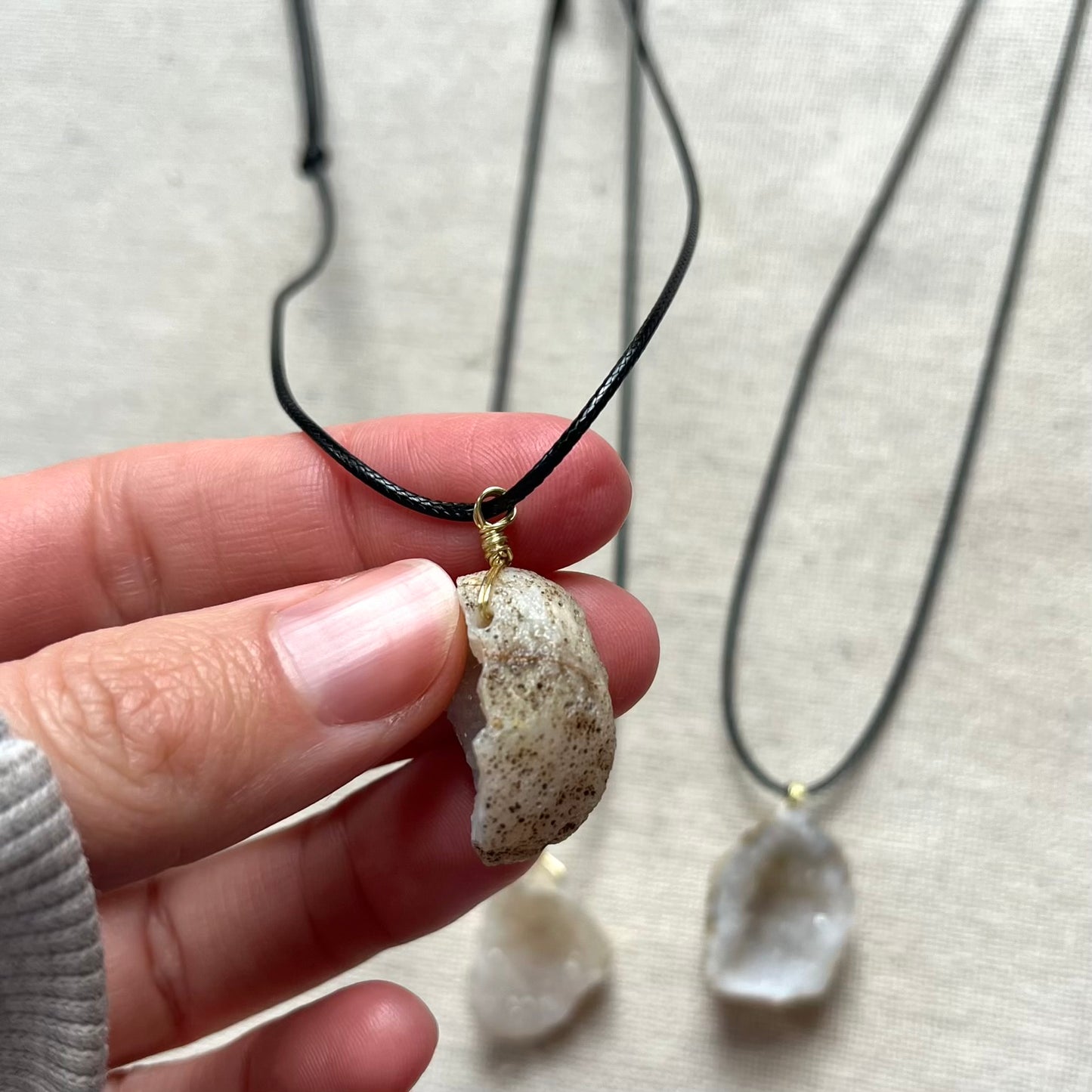 Quartz Geode Pendant