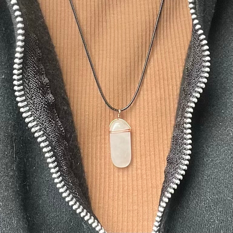 Compassion Stone Pendant - Rose Quartz