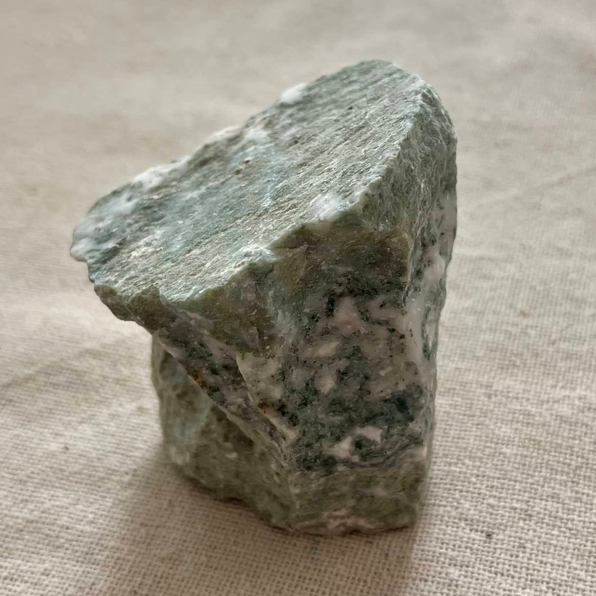 Moss Agate Raw Crystal - Medium