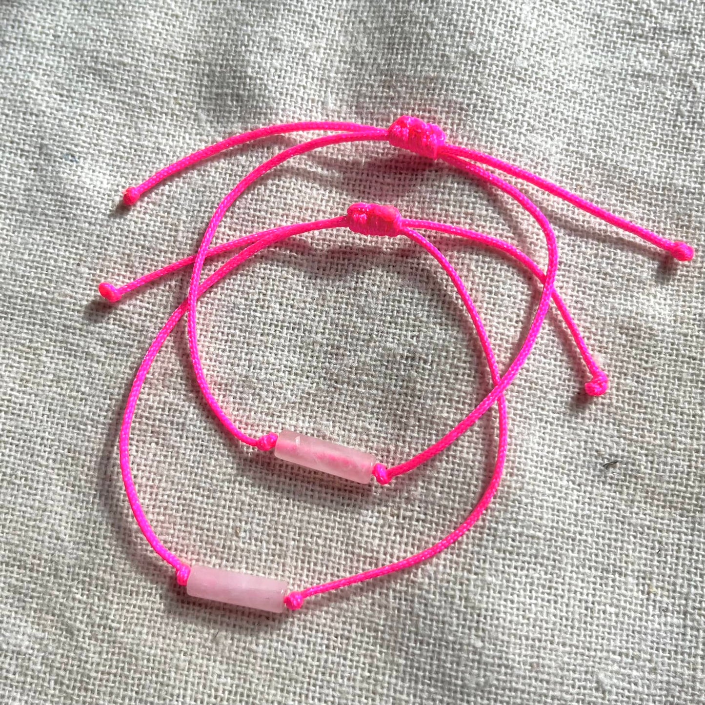 Sacred Cord Bracelet - Rose Quartz