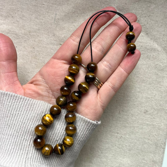Komboloi Worry Beads - Tiger Eye