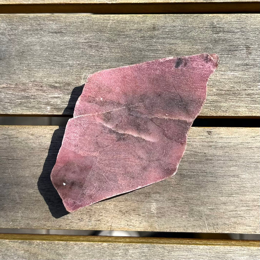 Rhodonite Small Slab Crystal - Compassion, Balance, Love
