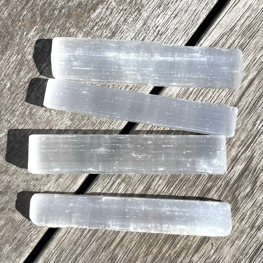 Selenite Small Rod Crystal - High Vibe, Protection, Spiritual Connection