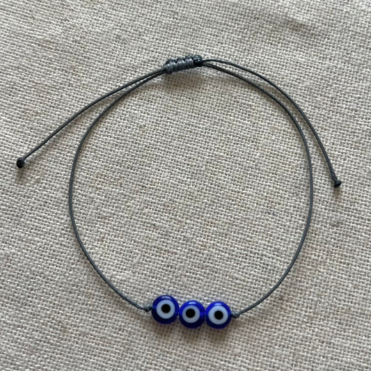 Sacred Evil Eye Cord Bracelet