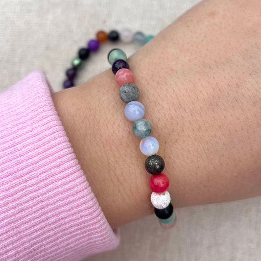 Master Healing Bracelet - 6mm Crystal Mix